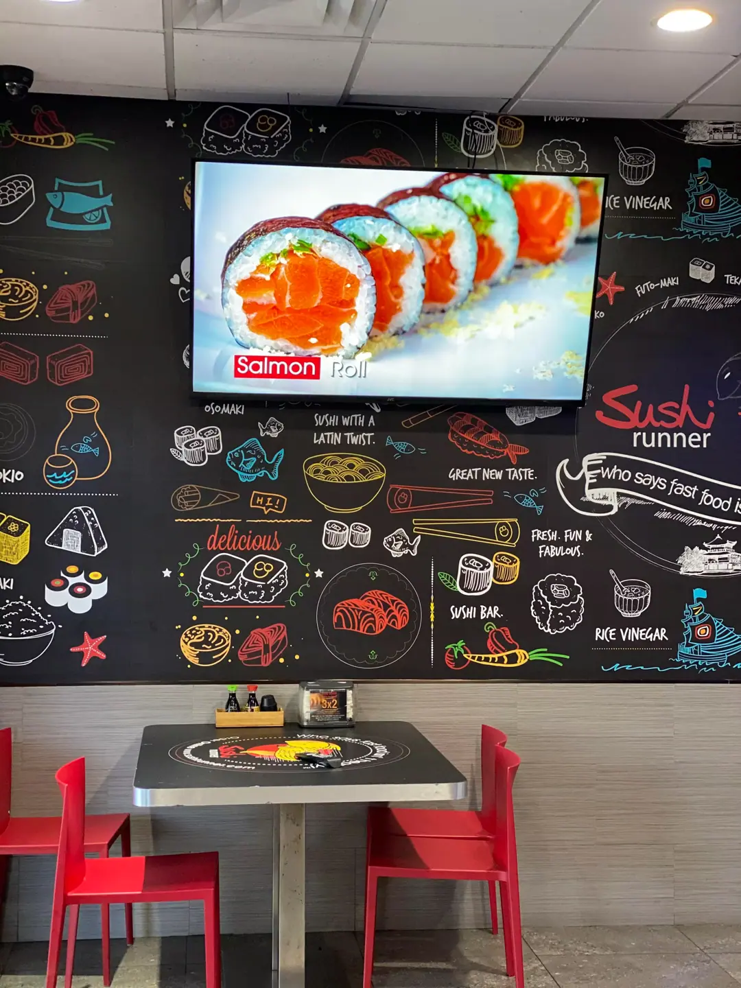 Campaña publicitaria en pantalla digital DOOH dentro de supermercado Presidente en Florida